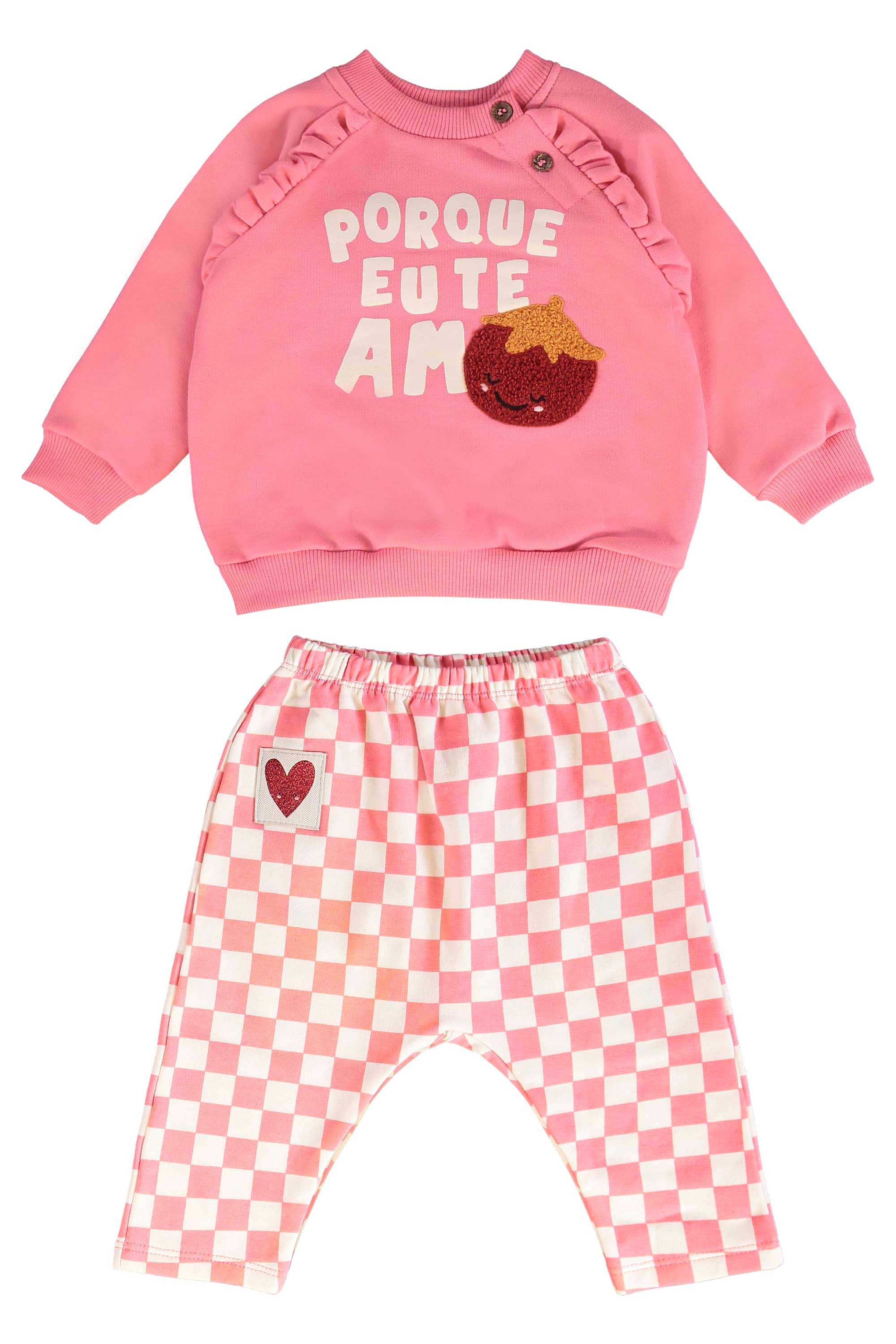 Conjunto Frutas Vermelhas para Bebê Menina (Rosa) Três e Já - Imagem 26